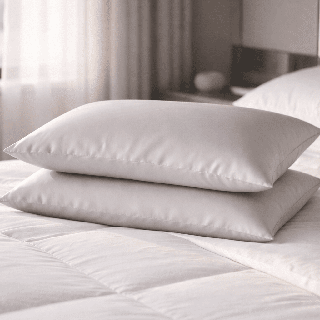 2 Grey Silk Pillowcases - Queen Size - Zippered