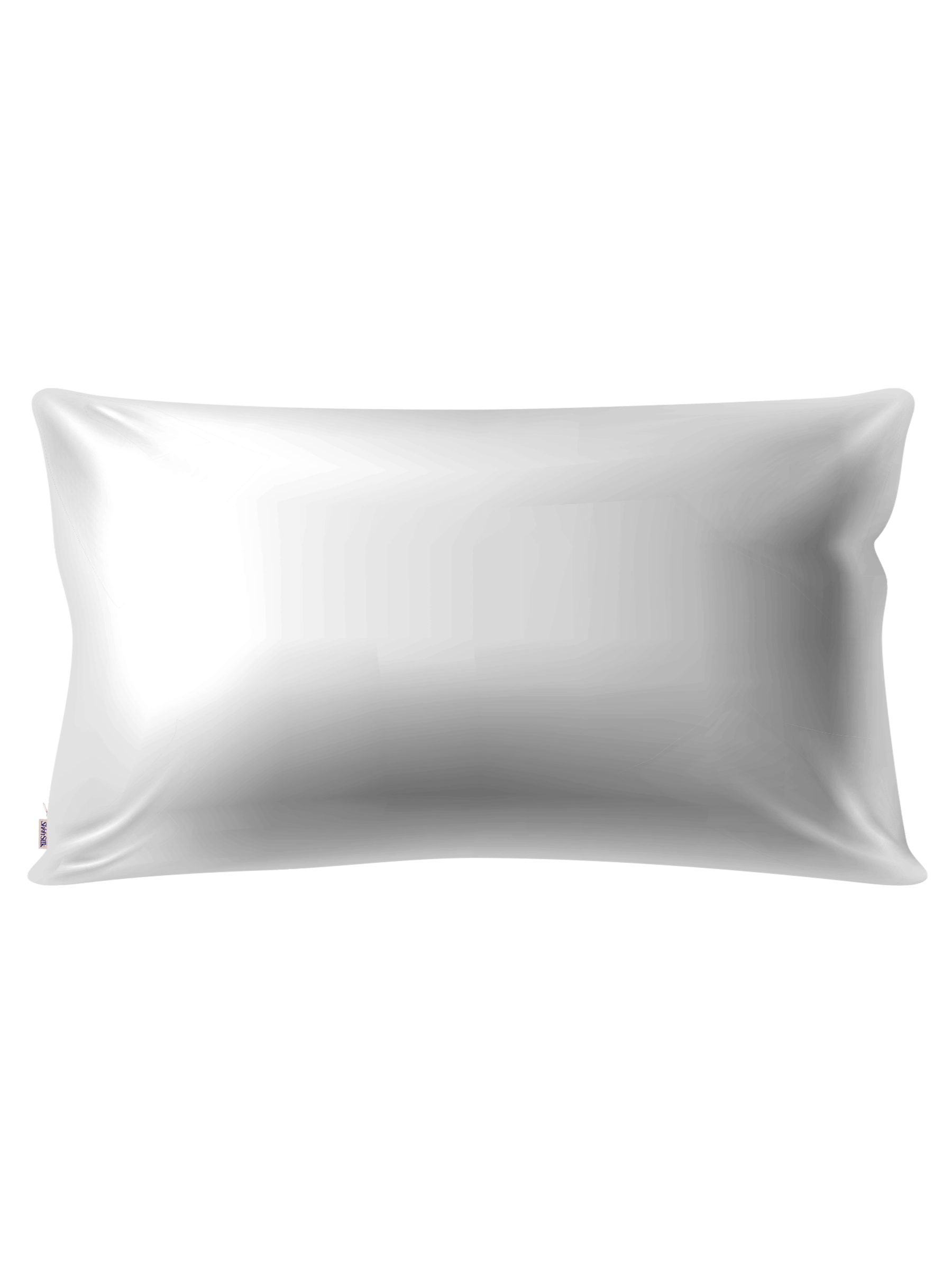 Grey Silk Pillowcase - King Size - Zippered