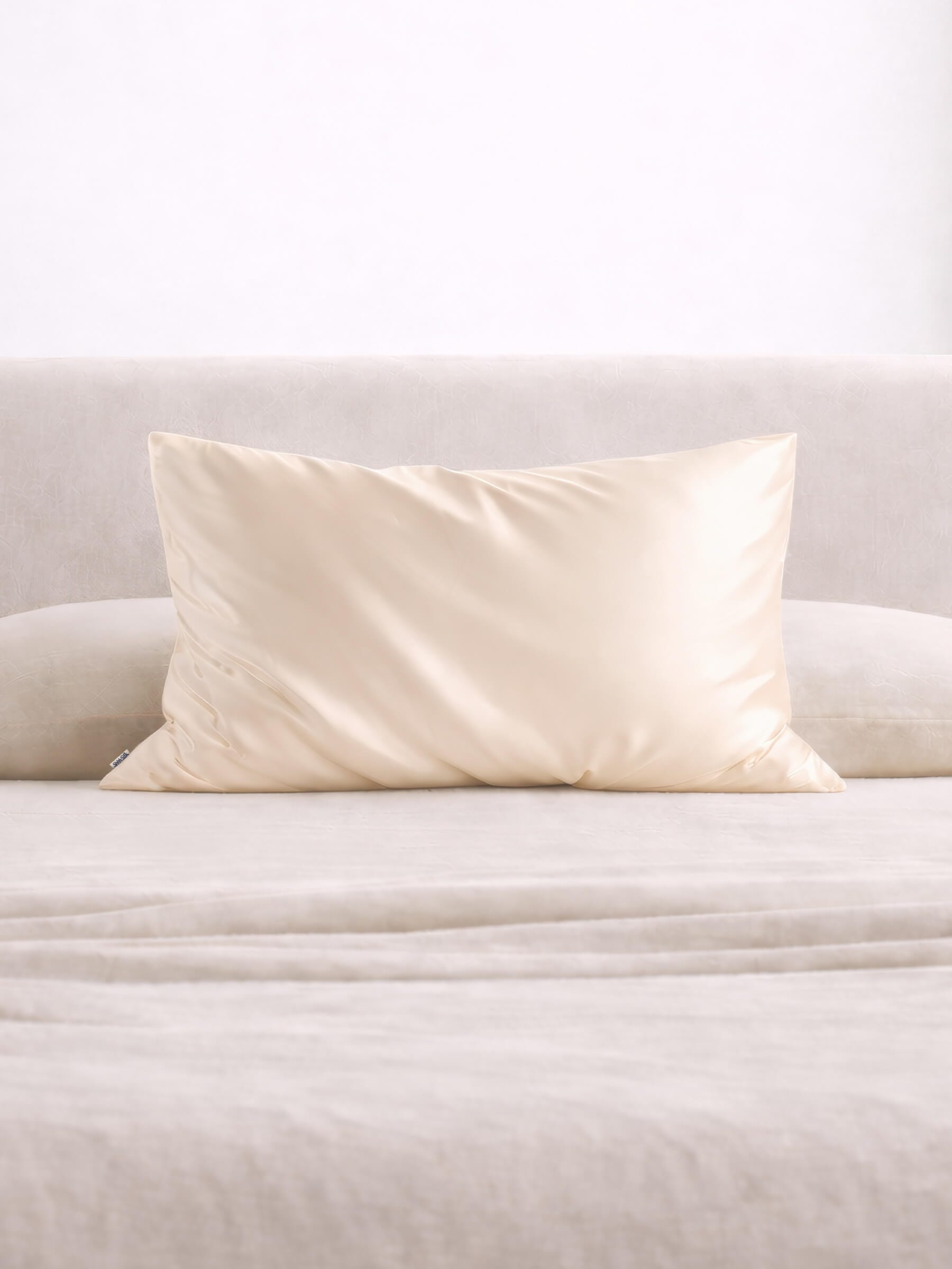 Nude Silk Pillowcase - Queen Size - Zippered