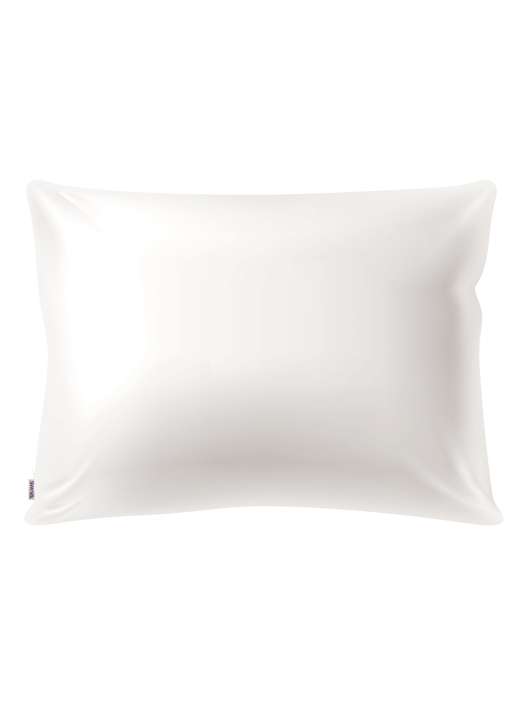 2 Off White Silk Pillowcases - Queen Size - Zippered