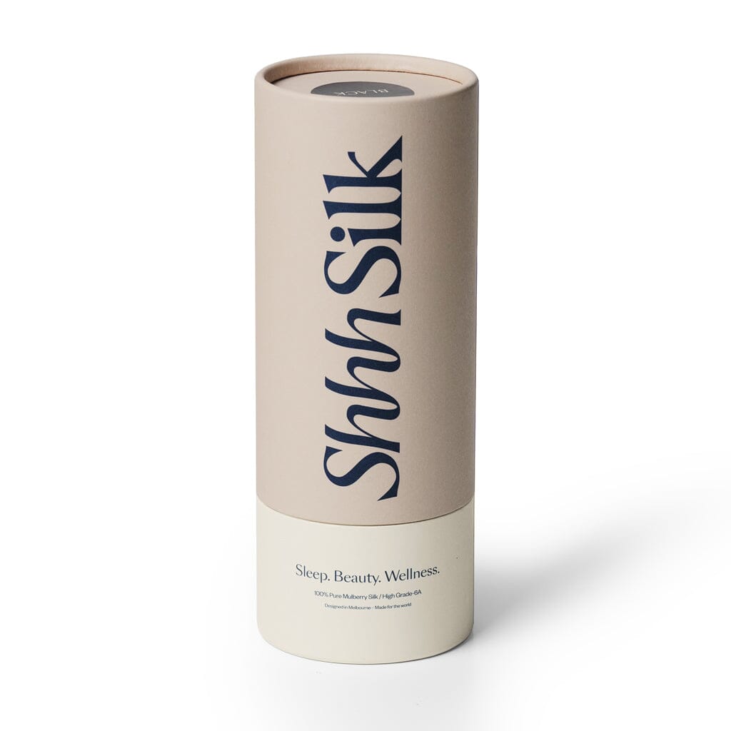 Shhh Silk product packaging on a white background