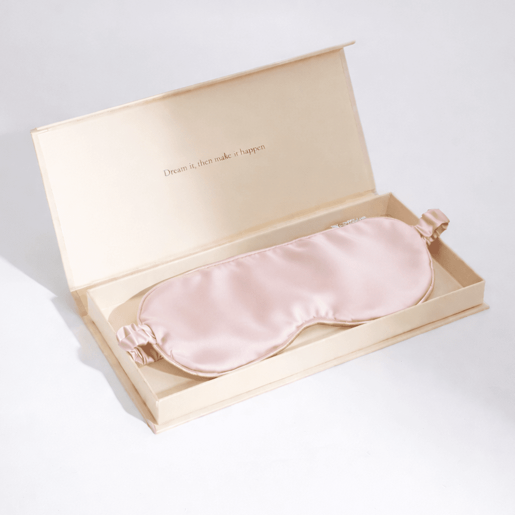 Pink Silk Sleep Mask