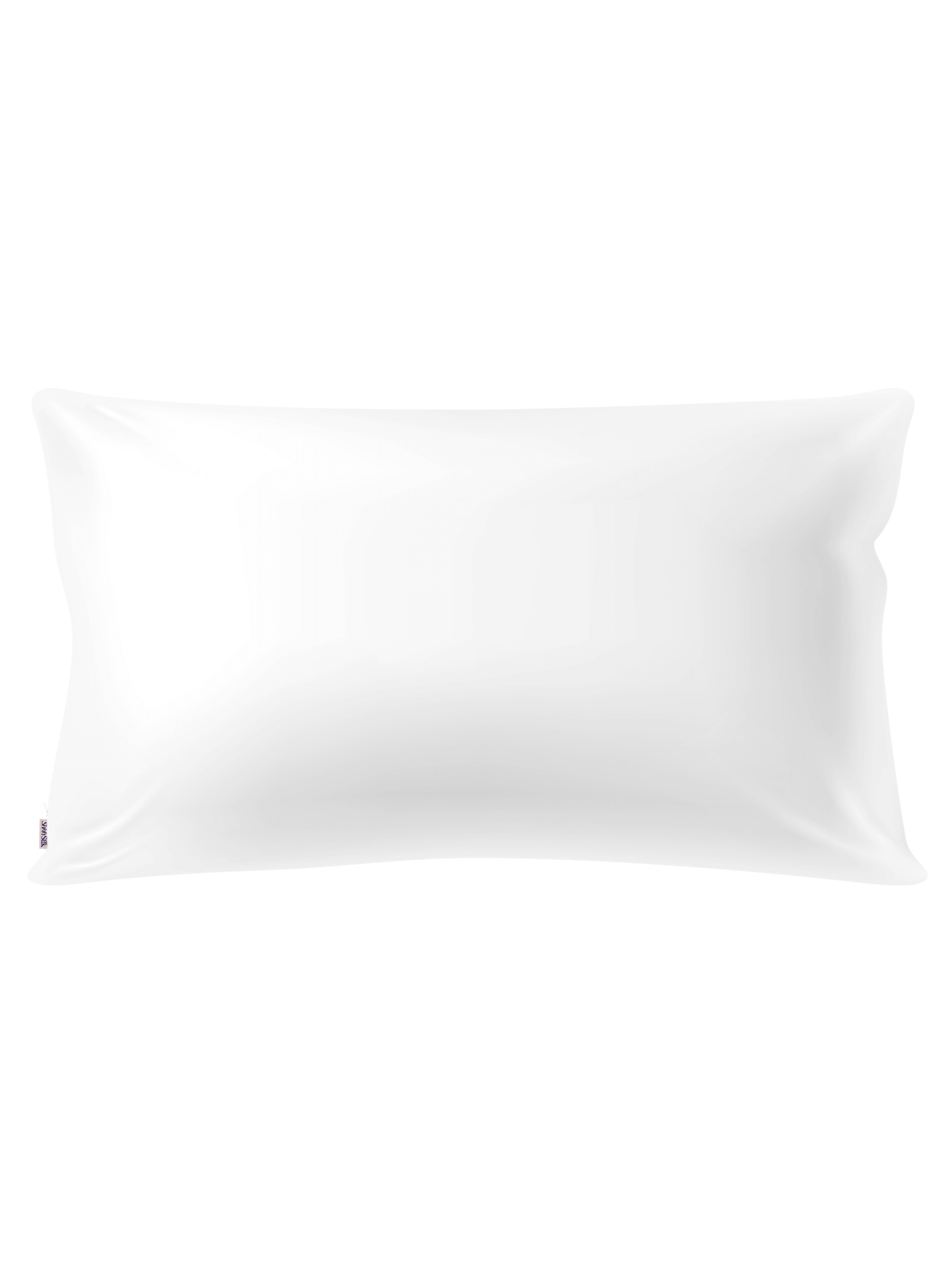 LIMITED EDITION - Pure White 25 Momme Silk Pillowcase - King Size - Zippered
