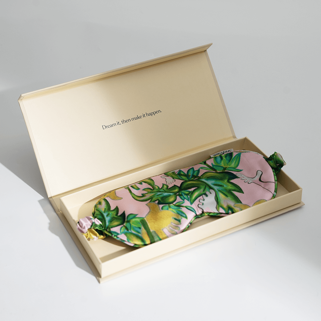 Banana Leaf Silk Sleep Mask