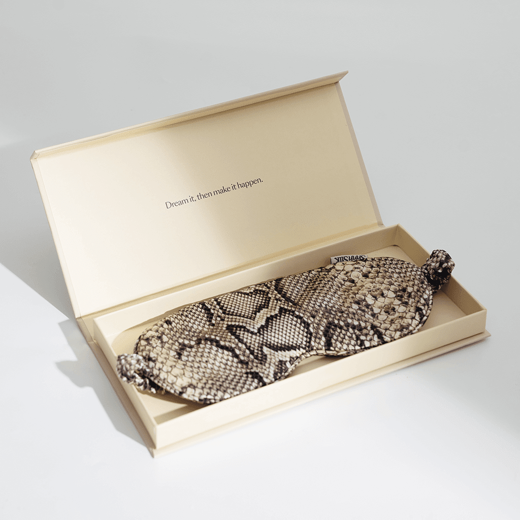Snakeskin Silk Sleep Mask