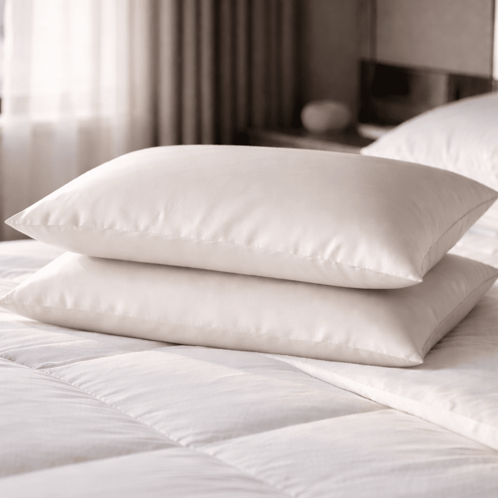 2 Off White Silk Pillowcases - Queen Size - Zippered