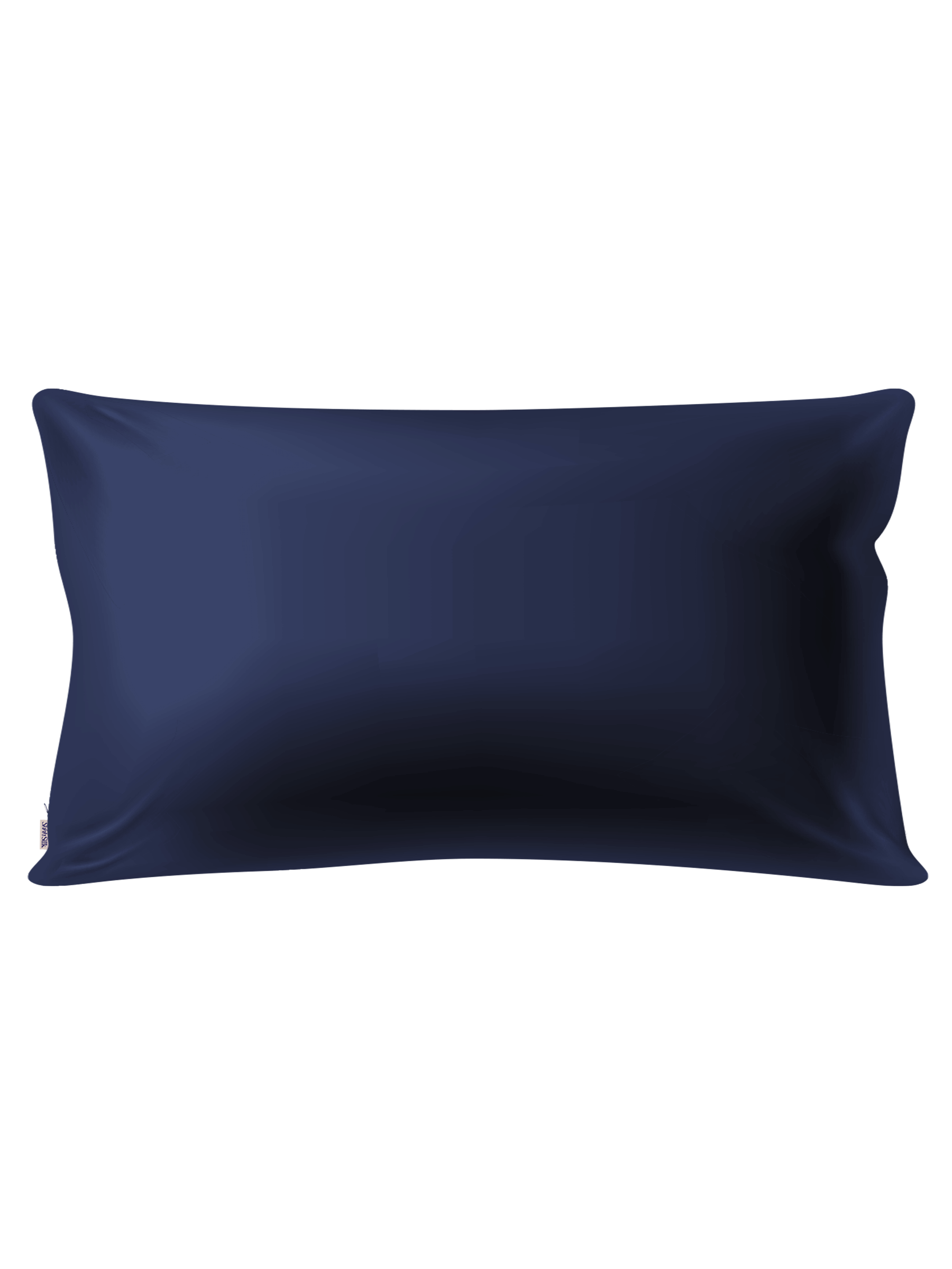 Navy Silk Pillowcase  - King Size - Zippered
