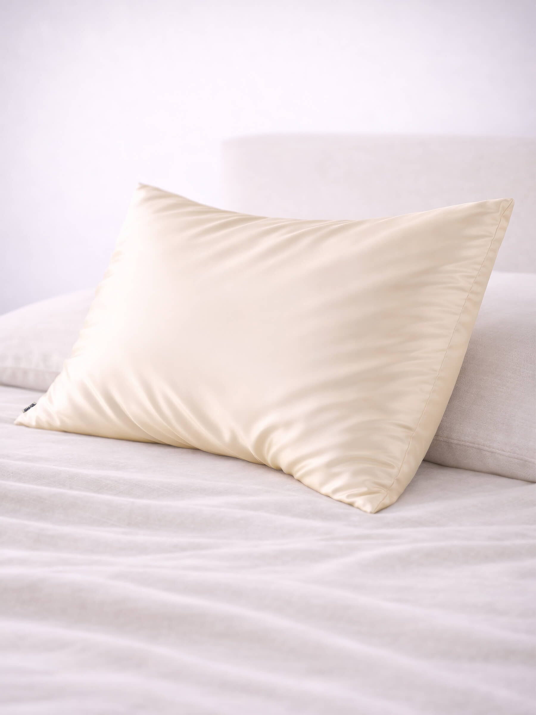 Nude Silk Pillowcase - Queen Size - Zippered