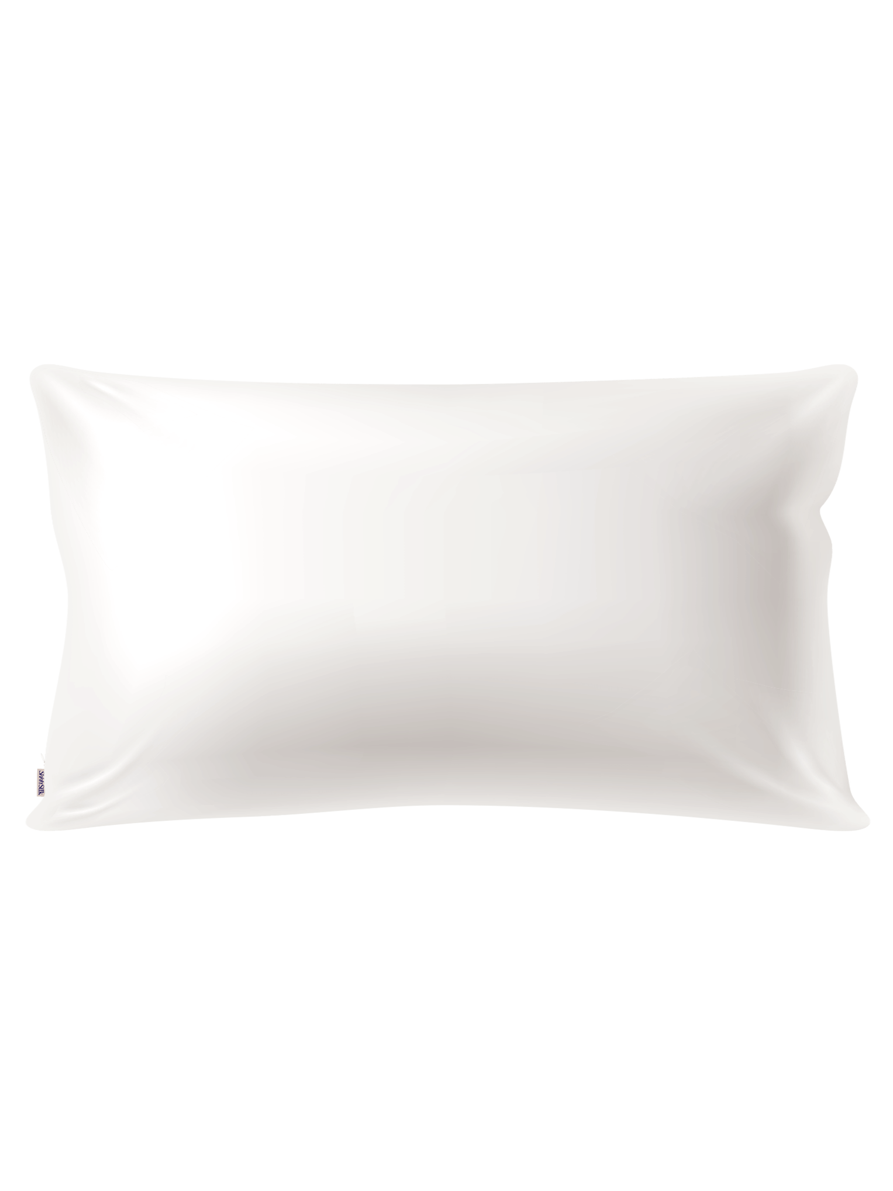 2 Off White Silk Pillowcases - King Size - Zippered