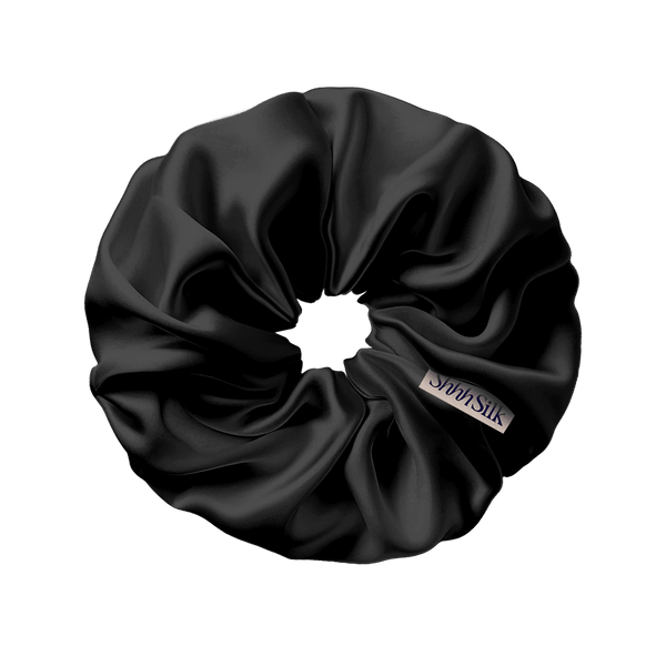 oversized-silk-scrunchie-black