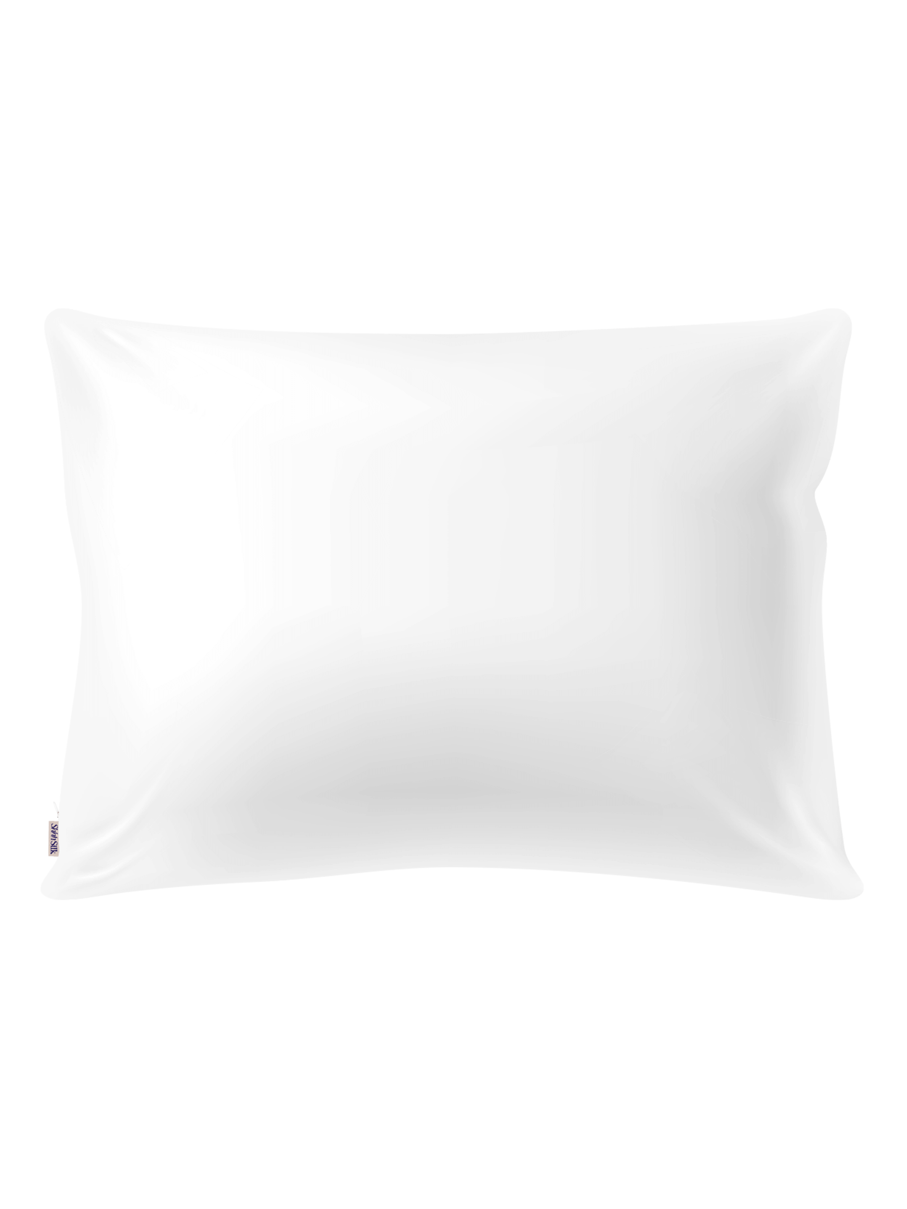 queen sized 25 momme mulberry pure white silk pillowcase