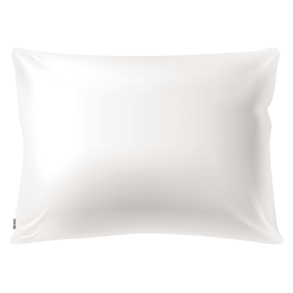 2 Off White Silk Pillowcases - Queen Size - Zippered