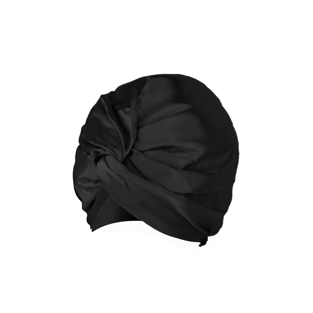 Black Silk Turban