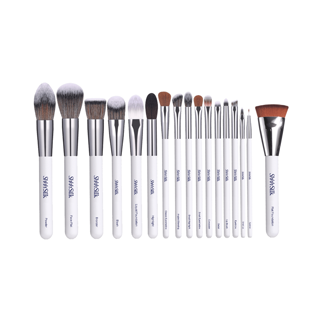 17 Piece Vegan Makeup Brush Set