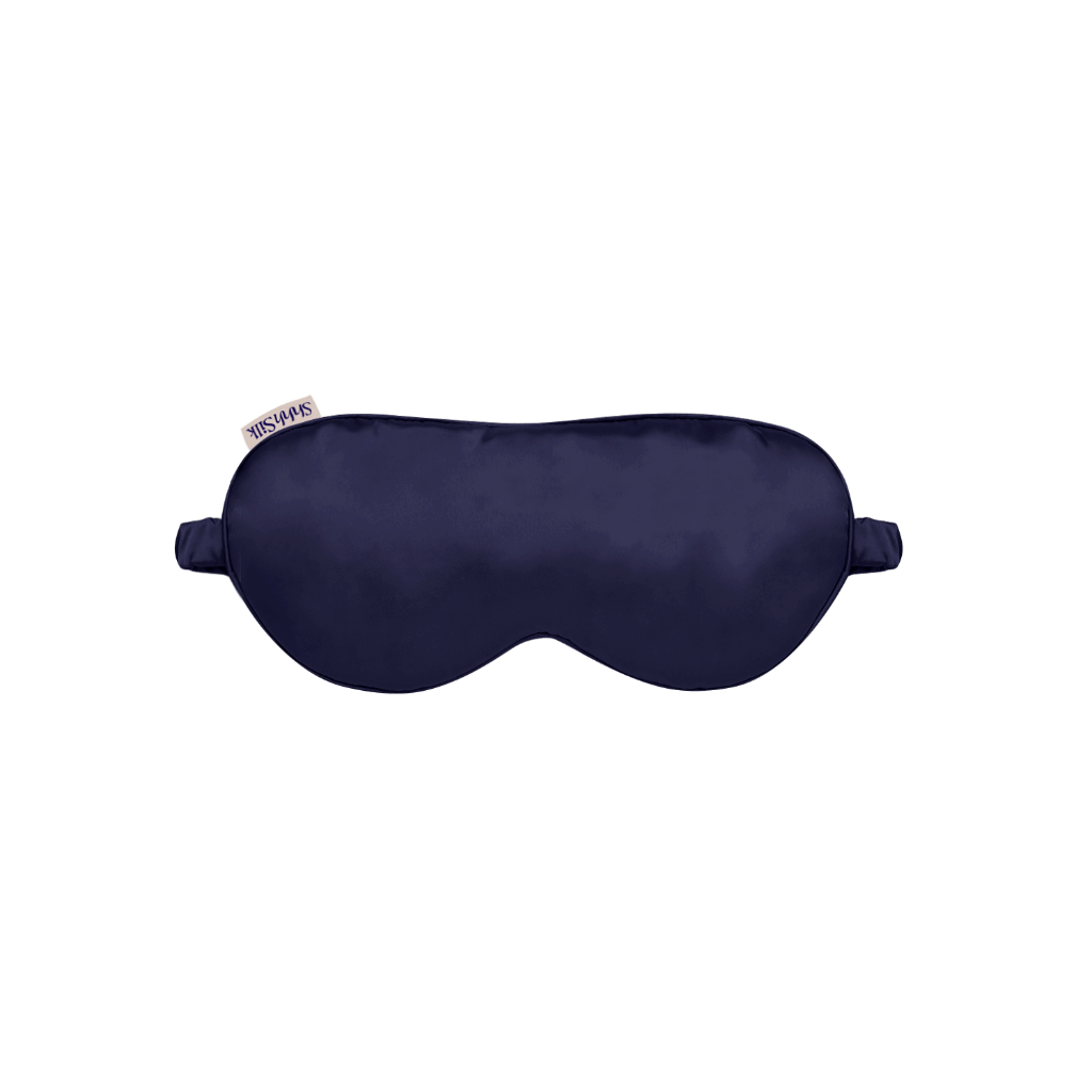 Navy Eye Mask - Shhh Silk