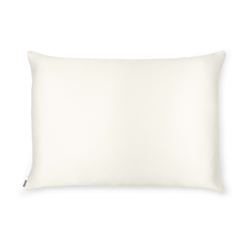 Shhh Silk Single White Silk Pillowcase Silk Pillowcase